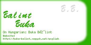 balint buka business card